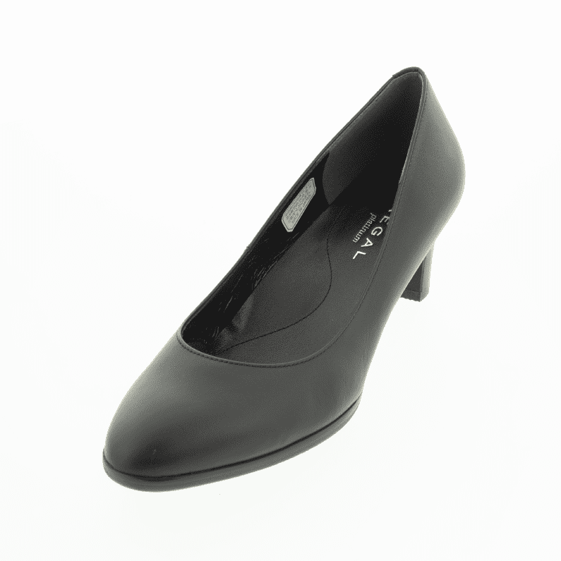 美品】REGAL リーガル ブラック パンプス スクエアトゥ 22.5㎝ REGAL