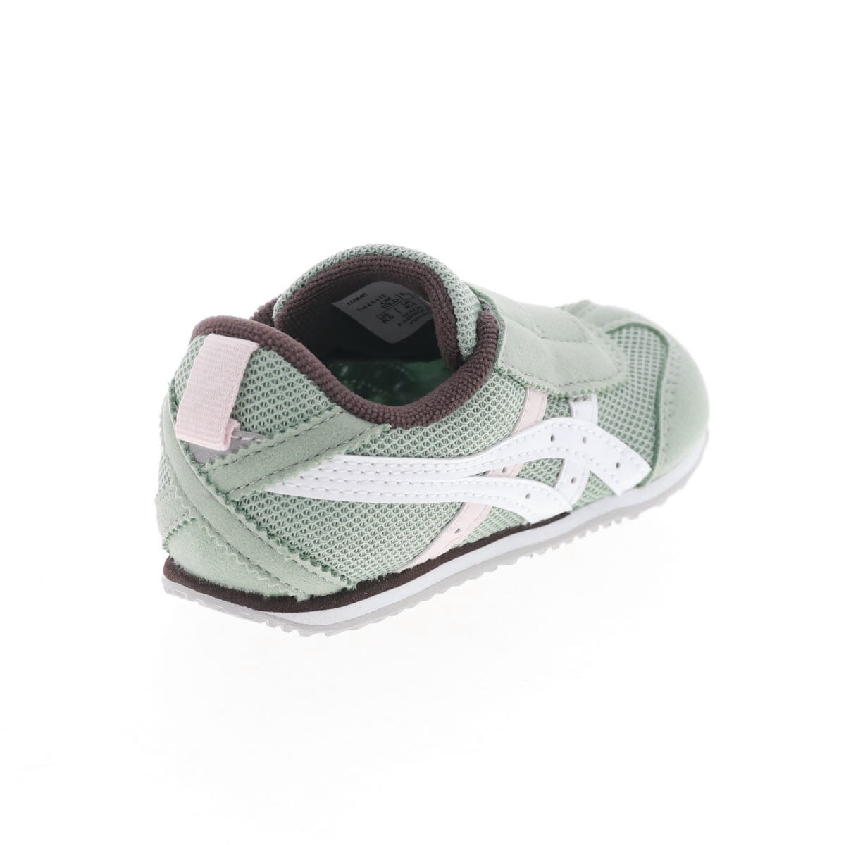 asics アシックス アイダホ ベビー アイダホ BABY N 1144A415-400 グレーブルー×ホワイト ナロータイプ 幅細め ベルトタイプ スクスクベビー