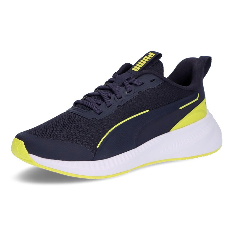 プーマ PUMA ジュニア キッズ レディース スニーカー Flyer Lite ３フライヤー ライト3 New Navy-Lemon Sherbert-PUMA White ネイビー×イエロー