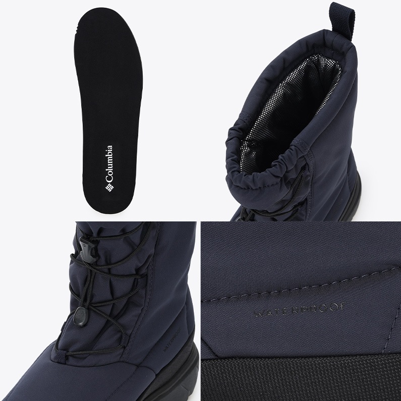 Columbia コロンビア レディース ブーツ イエローテイル ブーツ ウォータープルーフ オムニヒート 保温 防水 YU2586 492 Zinc