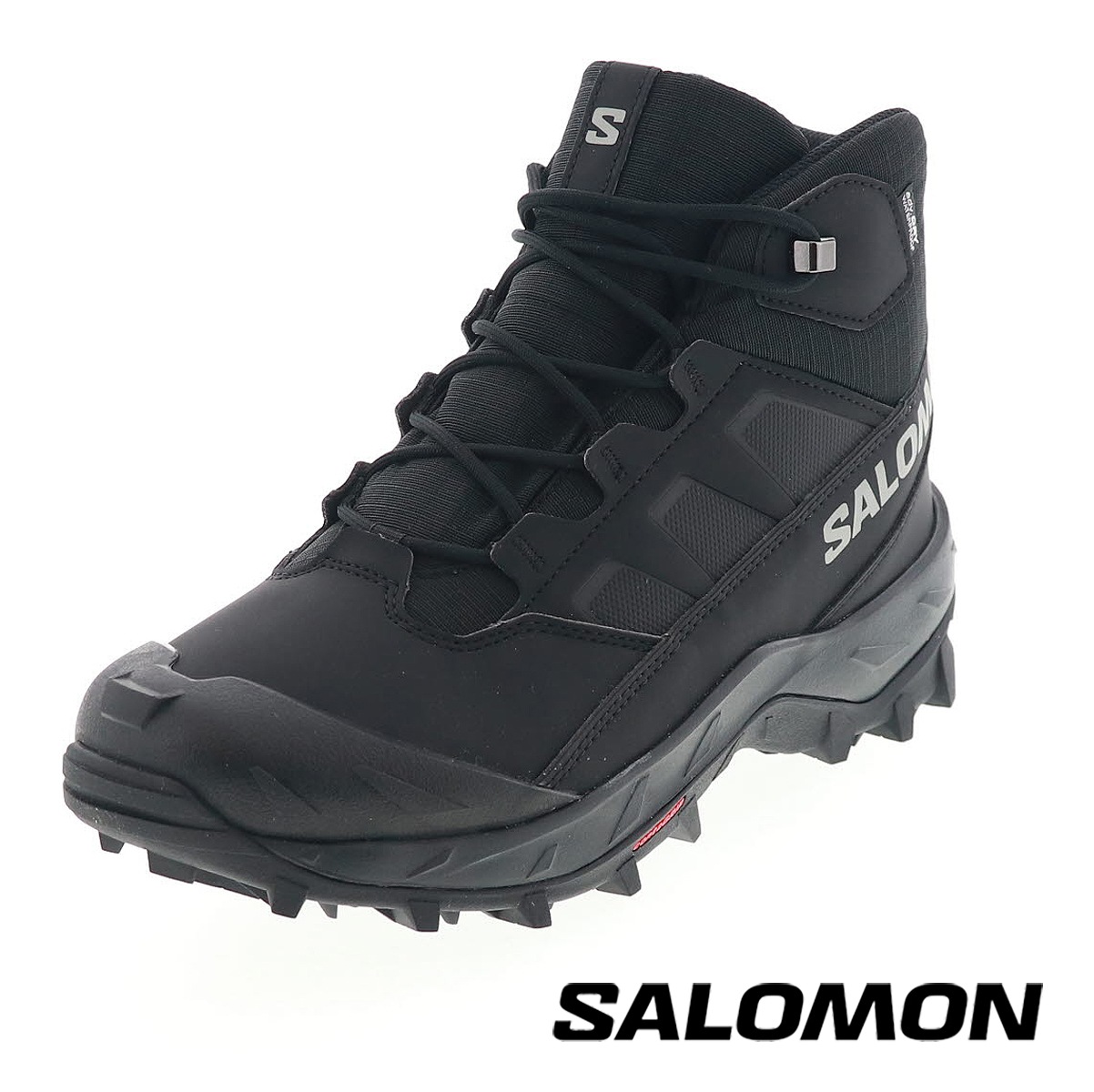 サロモン 男性用 ウィンターブーツ メンズ スニーカー ミッドカット 防水シューズ SALOMON CROSSTRAK WATERPROOF 475702 29 VO ブラック
