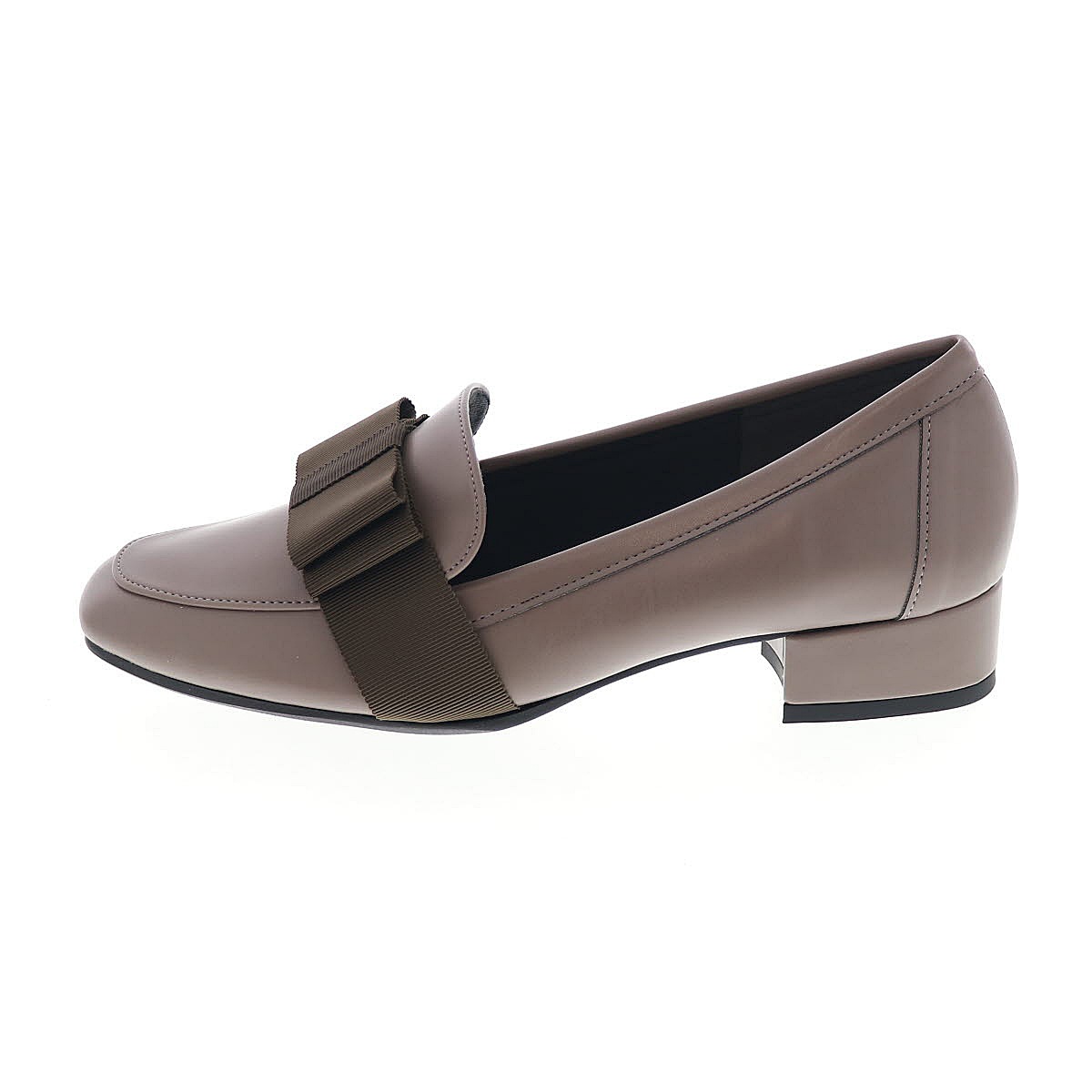 レディース パンプス 晴雨兼用 カジュアルシューズ ローファー リボン 防水 オリジナル 日本製 lumi Cosme 294-777 オーク 通勤 オフィス ビジネス