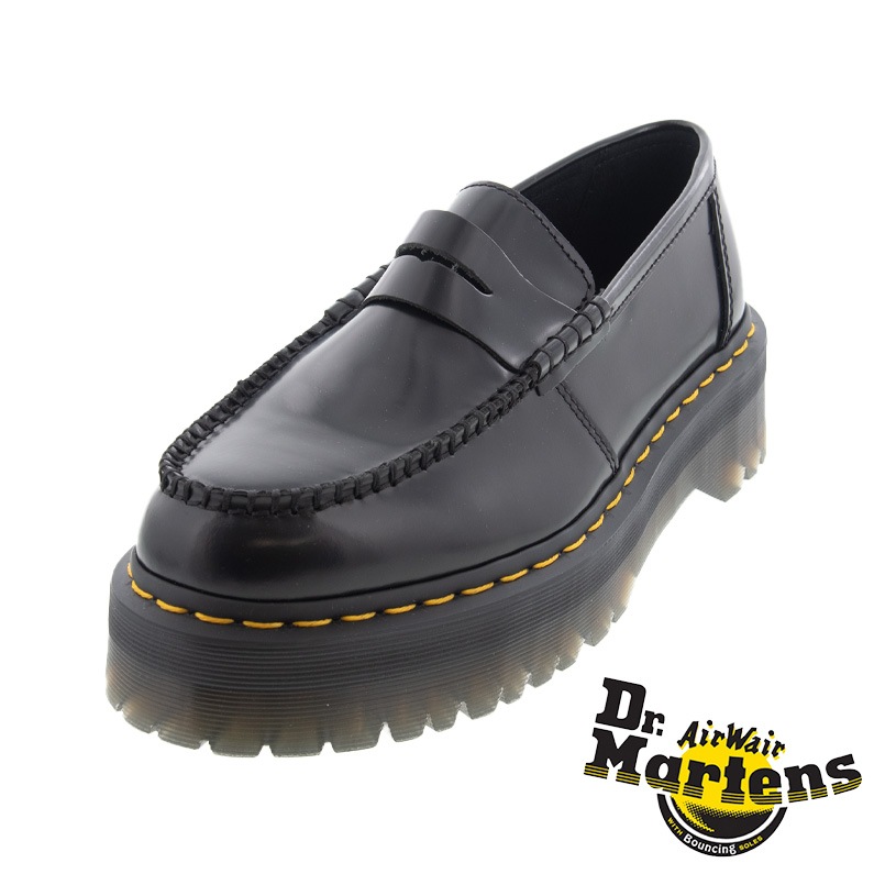 期間限定価格】ドクターマーチン 厚底 レザー(24.0cm)黒180210 Dr  