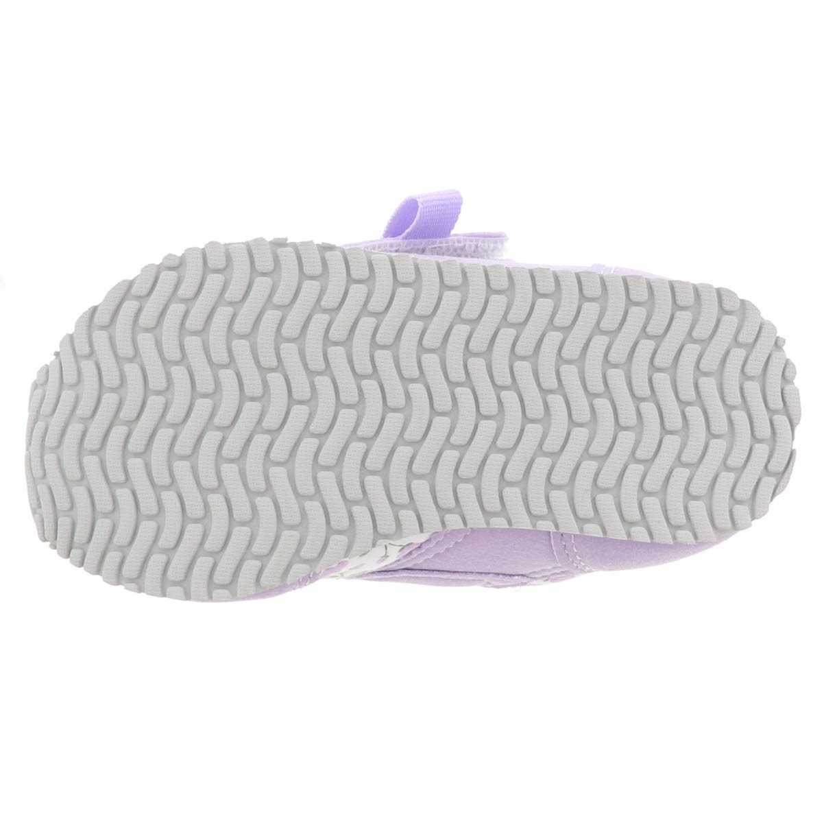 オサンポ キッズ スニーカー 子供靴 オリジナル 足に優しい靴 OSANPO 幅広3E マジックテープ オサンポ115 14.0〜19.0cm ラベンダー 花柄 ハーフサイズ有