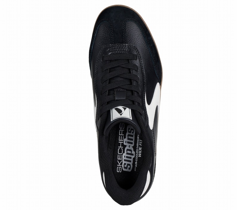 SKECHERS スケッチャーズ スリップインズ ホットショット  パーフェクト チョイス レディース スニーカー  185322W BKW WIDE FIT 