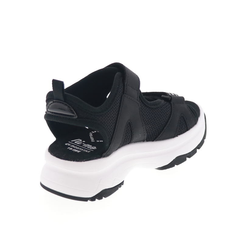Ni-mo ニーモ ガールズサンダル ジュニアシューズ スポサン 女の子 キッズサンダル 厚底 ベルト NMJ130 SPORTY SANDAL ブラック 黒