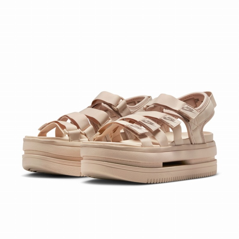 NIKE ナイキ アイコン クラシック ウィメンズ レディース サンダル 夏サンダル DH0223-102 サンドドリフト/ミンクブラウン/ヘンプ