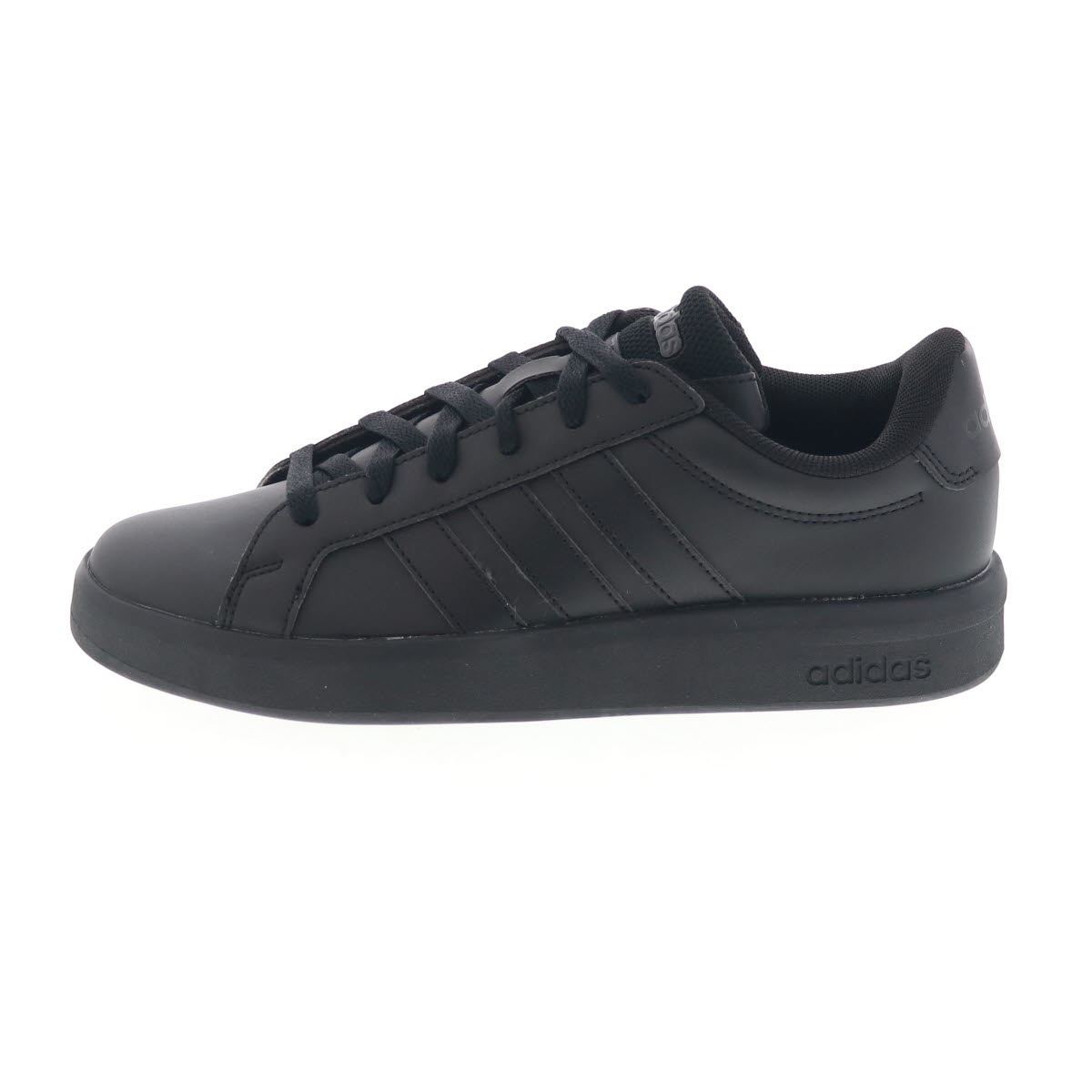 adidas アディダス グランドコート 3.0 J KK3791 ジュニア シューズ キッズ スニーカー レディース ローカット コートシューズ ブラック×ブラック
