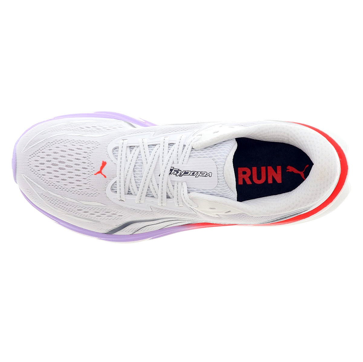 PUMA プーマ ウィメンズ ヴェロシティ ニトロ 5 レディース ランニングシューズ 312945 05 PUMA White-Ultra Red-Light Lavender ホワイト/レッド/ラベンダー