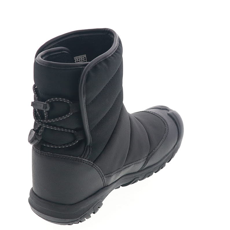 KEEN キーン PUFFRIDER WP パフライダー ウォータープルーフ キッズ ブーツ ウインターブーツ 1027959 BLACK/STEEL GREY ブラック