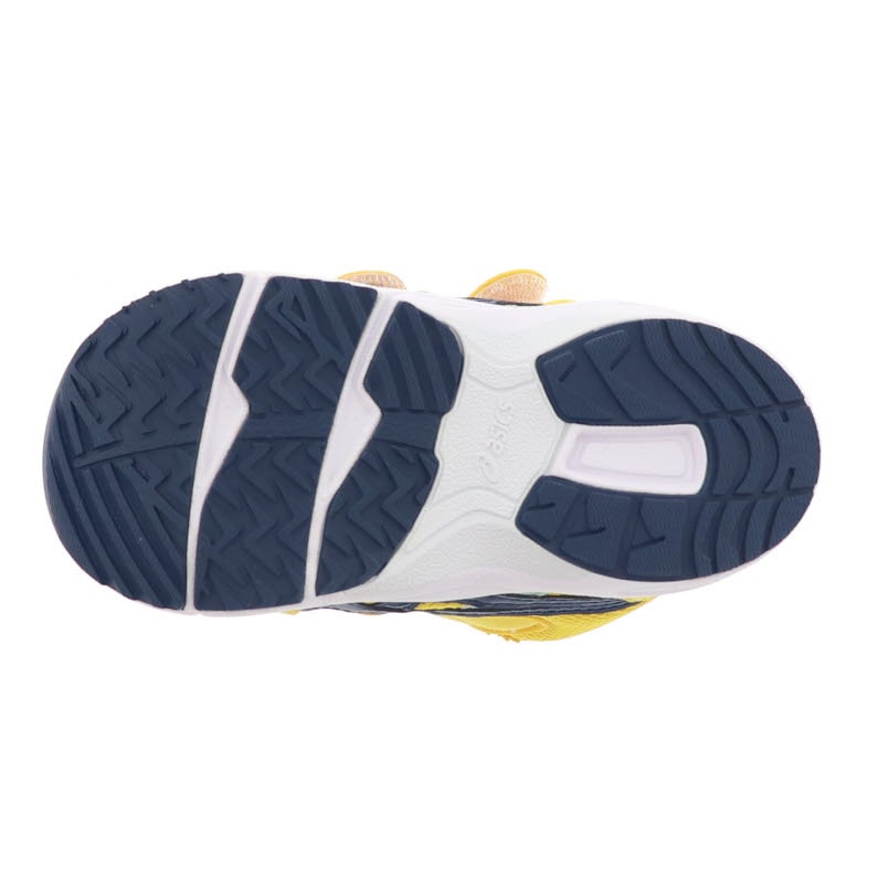 asics アシックス GDランナー ベビー シューズ キッズ スニーカー GD.RUNNERBABY MS-MID 2 ミドルカット 1144A282-750 イエロー/ネイビーブルー
