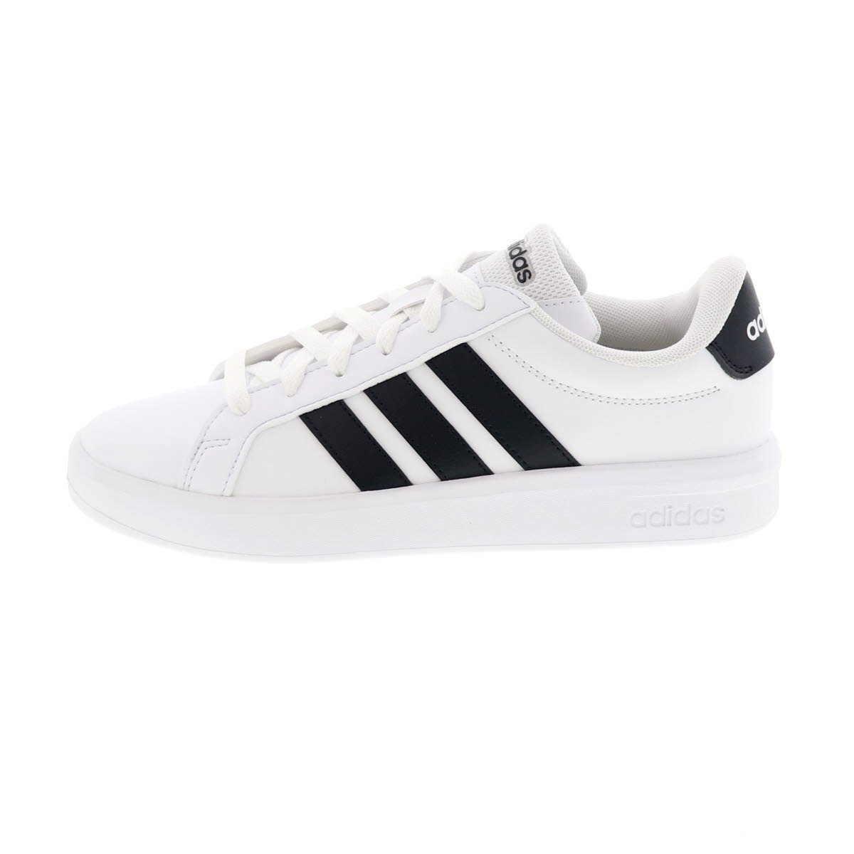 adidas アディダス グランドコート 3.0 J JP9365 ジュニア シューズ キッズ スニーカー レディース ローカット コートシューズ ホワイト×ブラック
