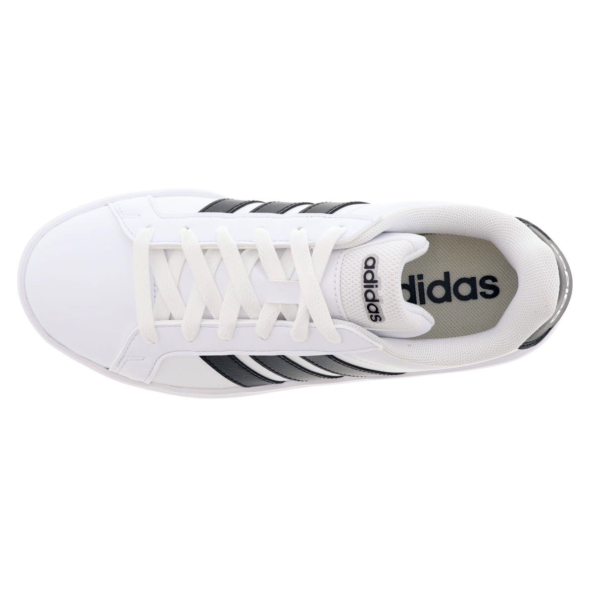 adidas アディダス グランドコート 3.0 J JP9365 ジュニア シューズ キッズ スニーカー レディース ローカット コートシューズ ホワイト×ブラック