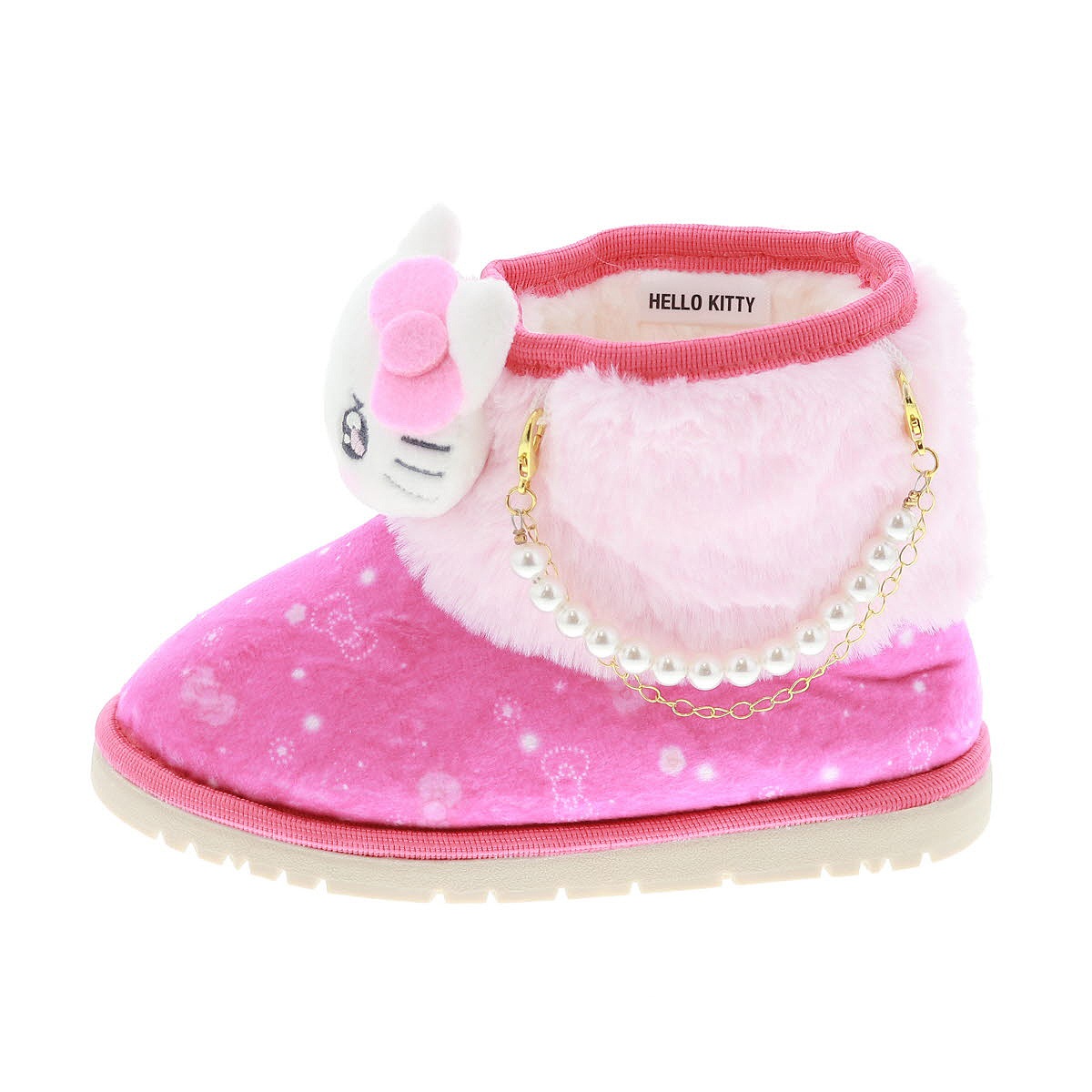 Sanrio サンリオ ハローキティ キティちゃん キッズ ブーツ ムートン調