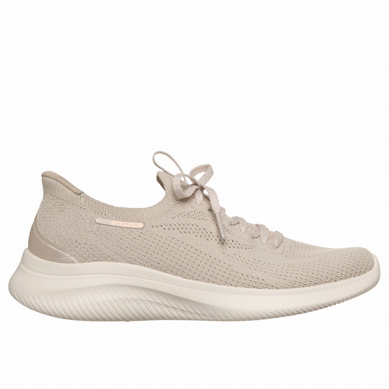 SKECHERS スケッチャーズ スリップインズ ウルトラ フレックス 4.0 レディース スニーカー 150801 NAT ナチュラル