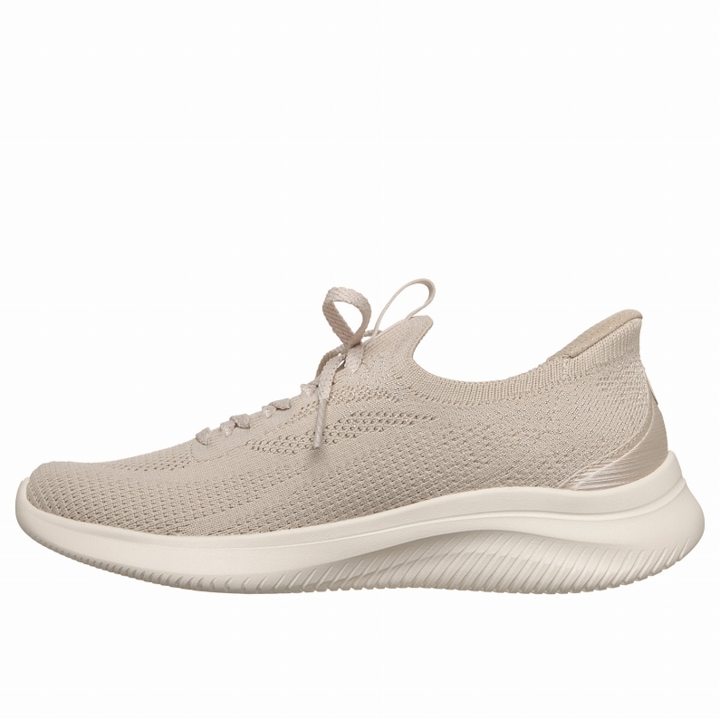 SKECHERS スケッチャーズ スリップインズ ウルトラ フレックス 4.0 レディース スニーカー 150801 NAT ナチュラル