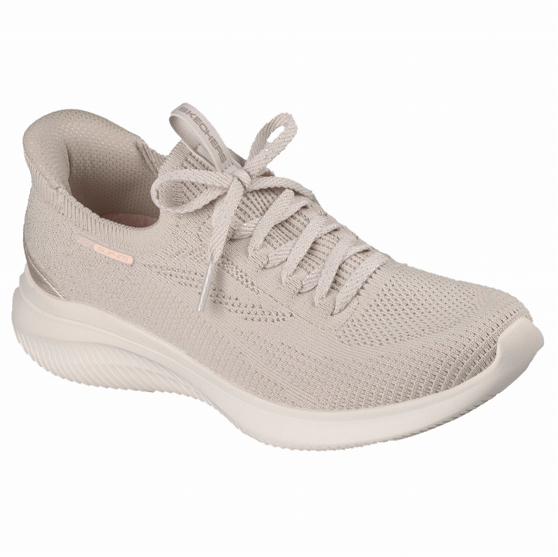 SKECHERS スケッチャーズ スリップインズ ウルトラ フレックス 4.0 レディース スニーカー 150801 NAT ナチュラル