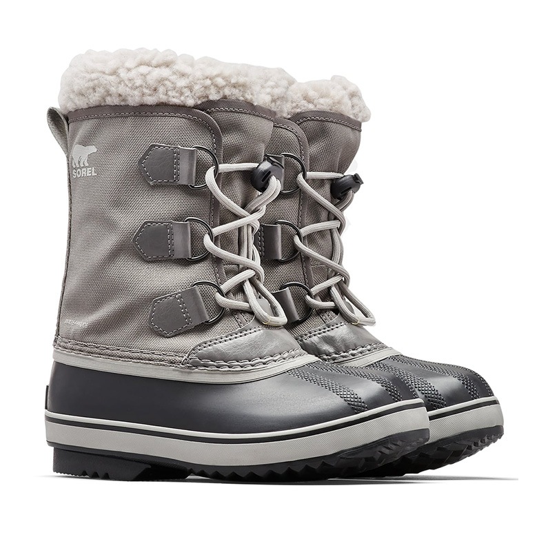 SOREL ソレル ジュニア ブーツ ユート パックナイロン ウォータープルーフ NY5191 053 Quarry Dove キッズ 防水 スノーブーツ グレー