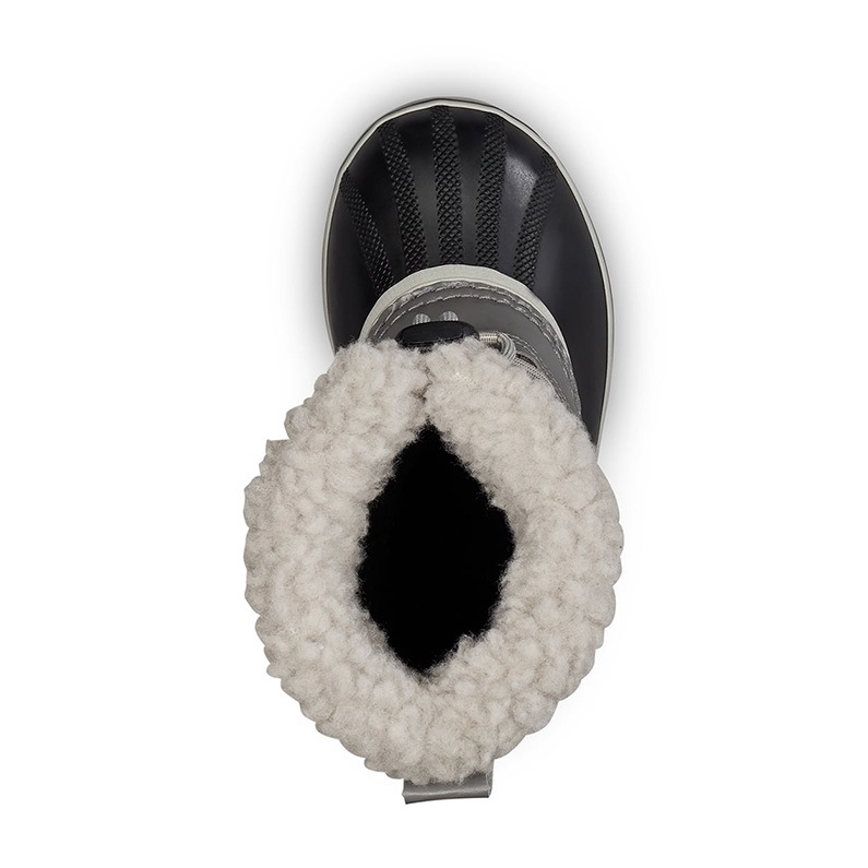 SOREL ソレル ジュニア ブーツ ユート パックナイロン ウォータープルーフ NY5191 053 Quarry Dove キッズ 防水 スノーブーツ グレー