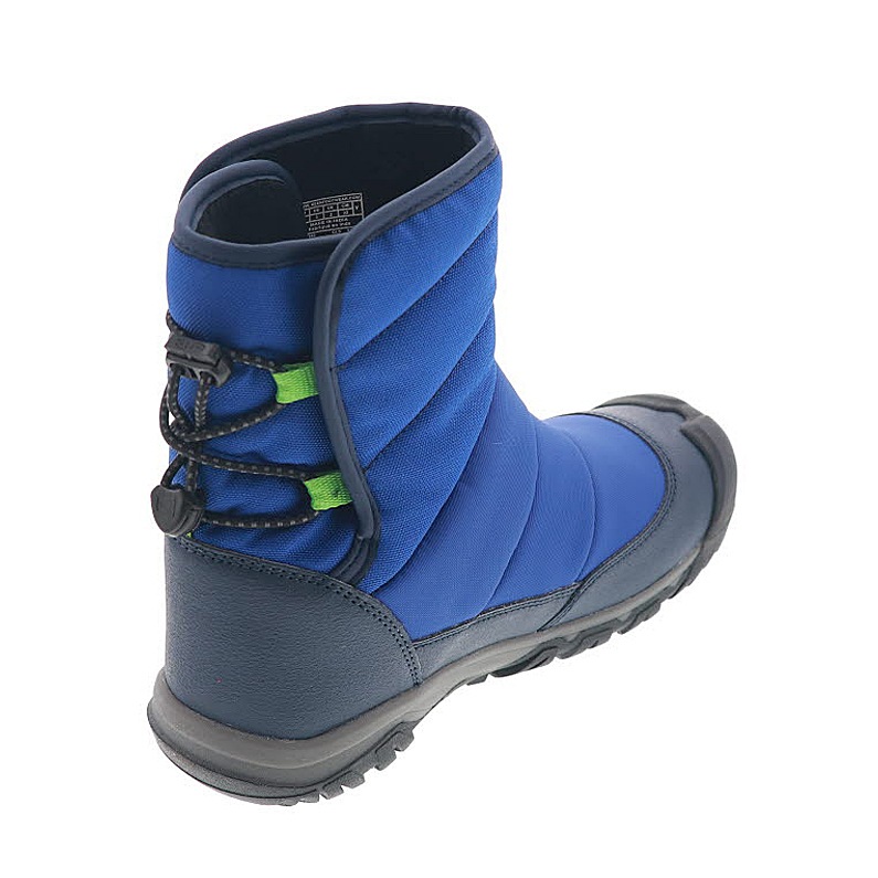 KEEN キーン PUFFRIDER WP パフライダー ウォータープルーフ キッズ ブーツ ウインターブーツ 1027960 Naval Academy/Surf ブルー