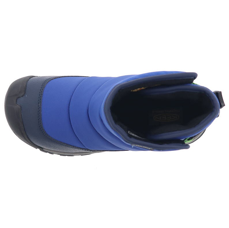 KEEN キーン PUFFRIDER WP パフライダー ウォータープルーフ キッズ ブーツ ウインターブーツ 1027960 Naval Academy/Surf ブルー