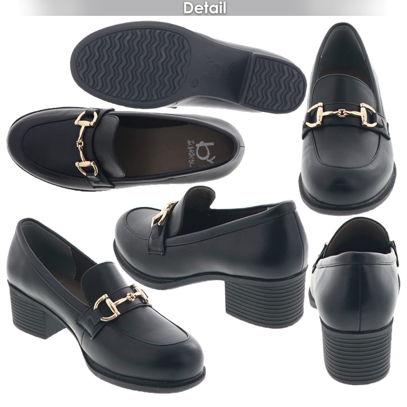 byあしながおじさん レディース ビットローファーパンプス BY 8710513