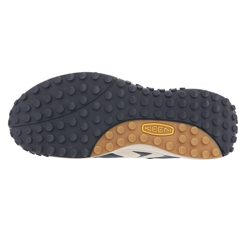 KEEN キーン メンズ スニーカー ローカット ケーエス86 KS86 1029593 Black/Birch ブラック 黒 レザー メッシュ 替え紐付き