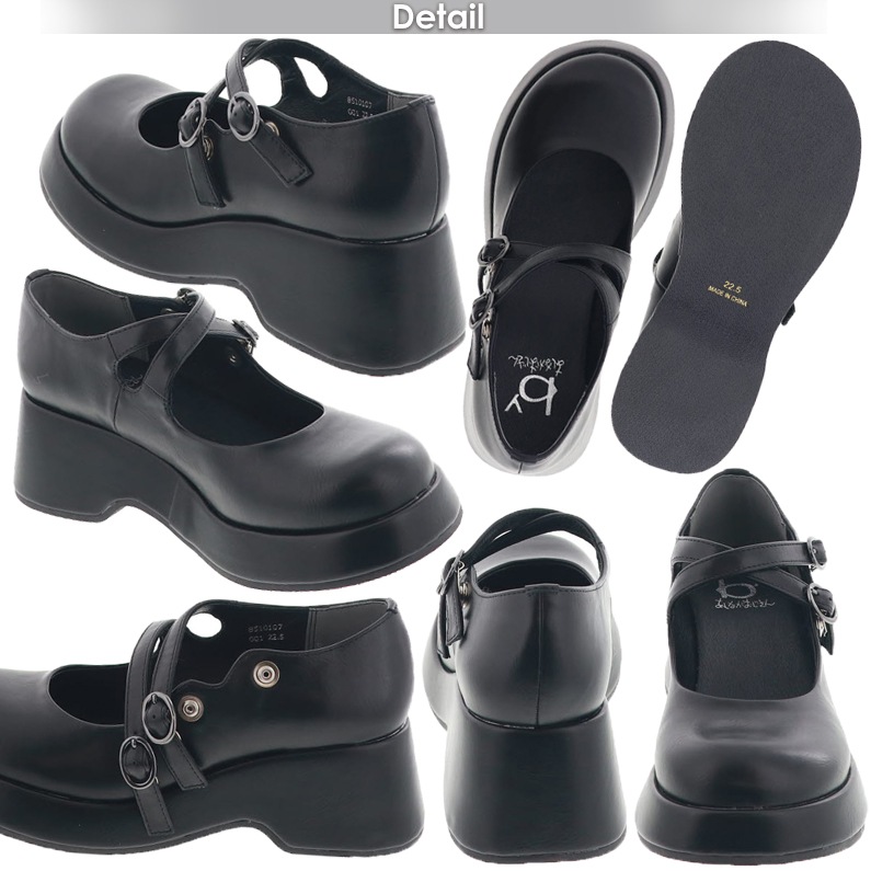 byあしながおじさん レディース ストラップシューズ BY 8510107