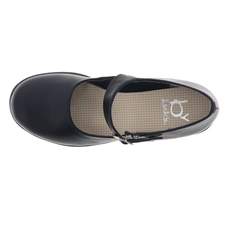 byあしながおじさん レディース ストラップシューズ BY 8980365 BL (ブラック)