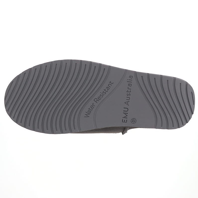 EMU Australia エミュ オーストラリア Foy Flatform Micro W13073 ムートンブーツ 厚底 撥水 シープスキン チャコール グレー
