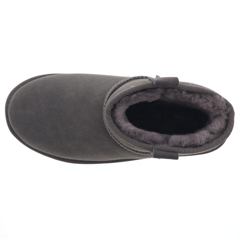 EMU Australia エミュ オーストラリア Foy Flatform Micro W13073 ムートンブーツ 厚底 撥水 シープスキン チャコール グレー