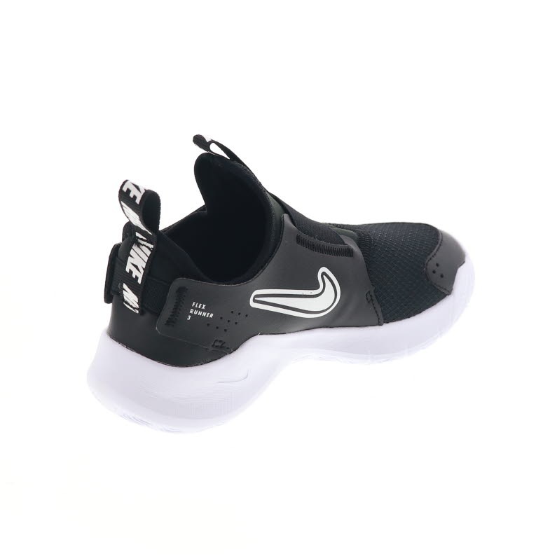 ナイキ フレックス ランナー 3 PS リトルキッズ シューズ キッズスリッポン 子供靴 運動靴 FN1449 - 005 ブラック/ホワイト 黒