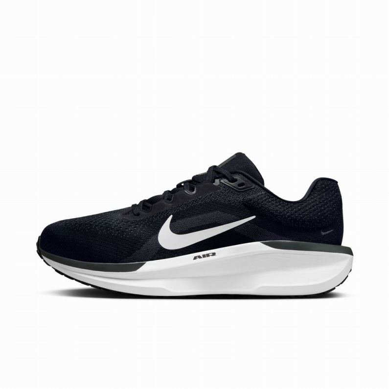NIKE ナイキ メンズ ランニングシューズ ウィンフロー11 エクストラワイド FQ8937-001 (ブラック/アンスラサイト/クールグレー/ホワイト)