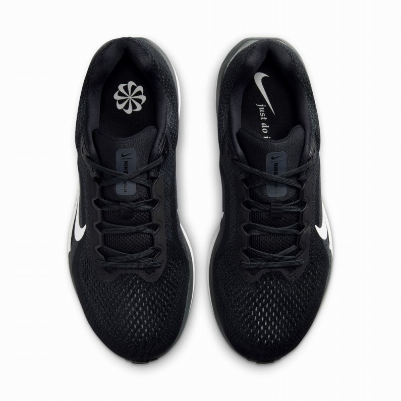 NIKE ナイキ メンズ ランニングシューズ ウィンフロー11 エクストラワイド FQ8937-001 (ブラック/アンスラサイト/クールグレー/ホワイト)