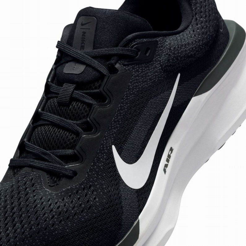 NIKE ナイキ メンズ ランニングシューズ ウィンフロー11 エクストラワイド FQ8937-001 (ブラック/アンスラサイト/クールグレー/ホワイト)