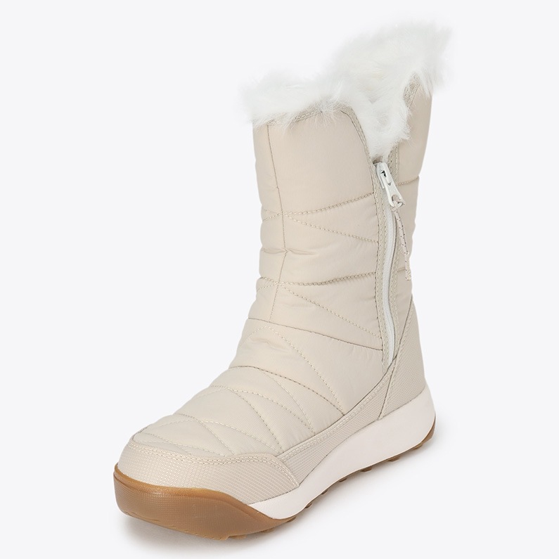 Columbia コロンビア レディース ブーツ ミンクス スリップ ファイブ ワイド WOMENS 保温 WIDE BK2306 278 Dark Stone ベージュ