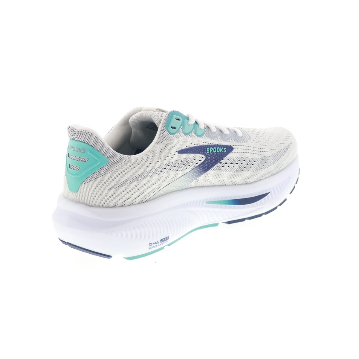 BROOKS ブルックス ゴースト17 メンズ ランニングシューズ ローカット 運動靴 軽量 メッシュ Ghost 17 BRM4423 W/BLU ホワイト/ブルー