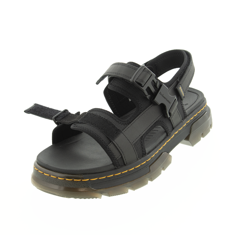 ドクターマーチン】メンズサンダル UK7ブラック 26㌢ Dr.Martens（ドクターマーチン） サンダル UK7 ブラック メンズ