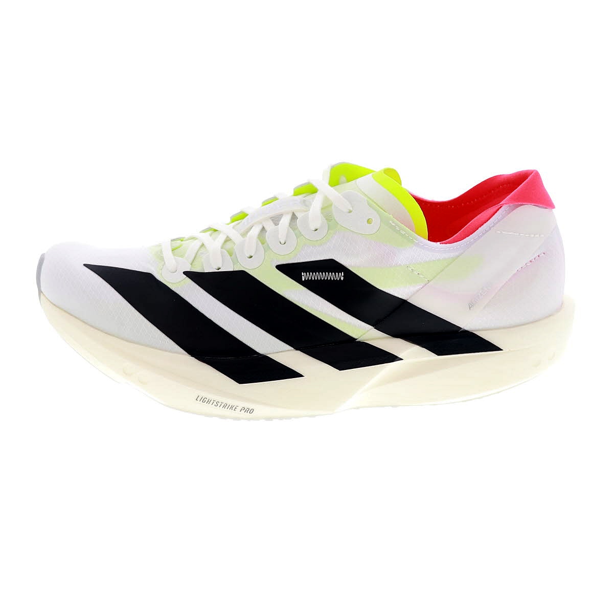 adidas アディダス アディゼロ タクミ セン 11 JH8659 メンズ ランニングシューズ スポーツシューズ 運動靴 ホワイト×ブラック×レッド