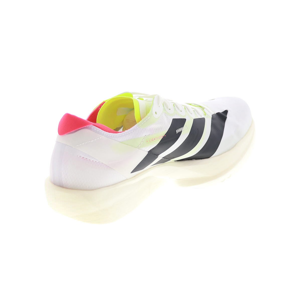 adidas アディダス アディゼロ タクミ セン 11 JH8659 メンズ ランニングシューズ スポーツシューズ 運動靴 ホワイト×ブラック×レッド