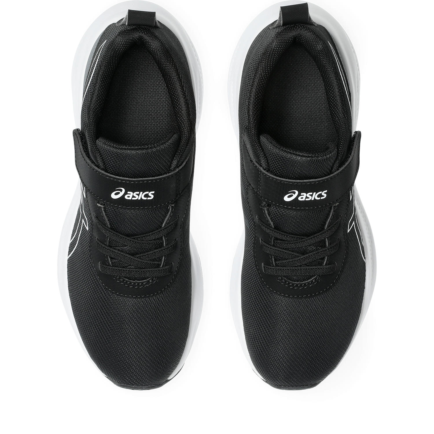 asics アシックス レーザービーム キッズスニーカー ジュニアシューズ 消臭 運動靴 MP-MG 1154A224-001 ブラック×ホワイト 黒