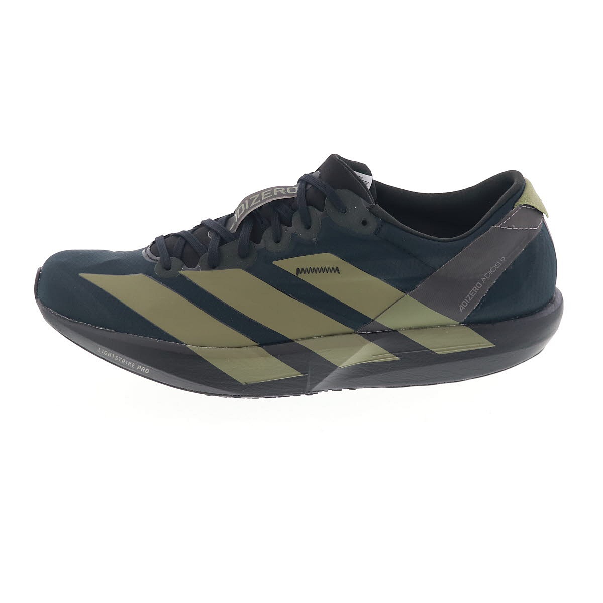 adidas アディダス アディゼロ ジャパン 9 JP6315 メンズ ランニングシューズ スポーツシューズ 運動靴 ブラック×オリーブ×チャコール