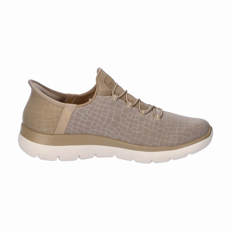 SKECHERS スケッチャーズ スリップインズ レディース スニーカー サミッツ - クラッシー ナイト 150128W TPGD WIDE FIT 4E相当