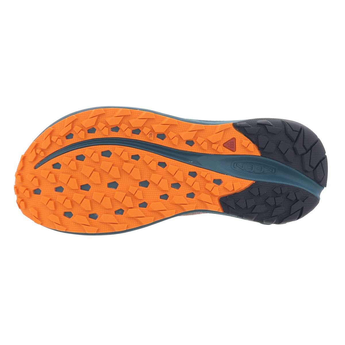 KEEN キーン メンズ ローム スニーカー ロード ランニングシューズ ROAM 1032329 TRIPLE BLACK/ORANGE PEEL ブラック/オレンジ ピール メッシュ 抗菌防臭 防滑