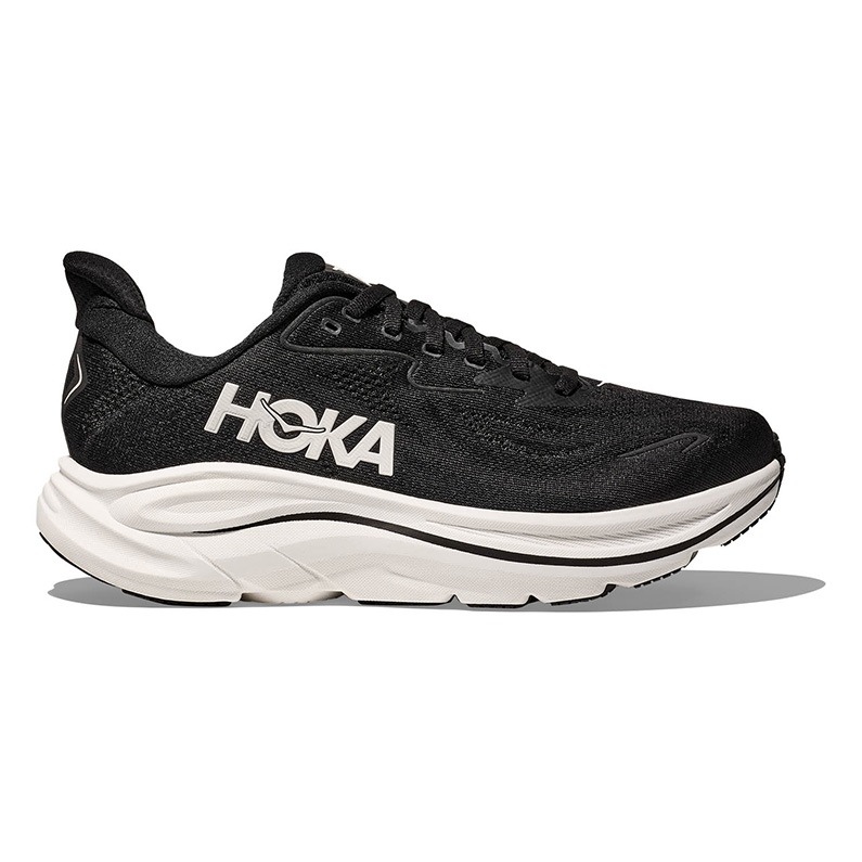 mana品 HOKA ブラック ランニングシューズ W CLIFTON10 HOKA ホカ CLIFTON 10 クリフトン メンズ ランニングシューズ D BWHT