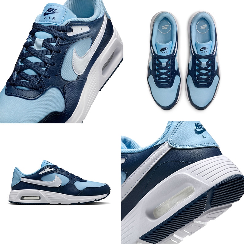 ナイキ エア マックス NIKE AIR MAX SC メンズ スニーカー ローカット カジュアル シューズ CW4555 401 サイキックブルー