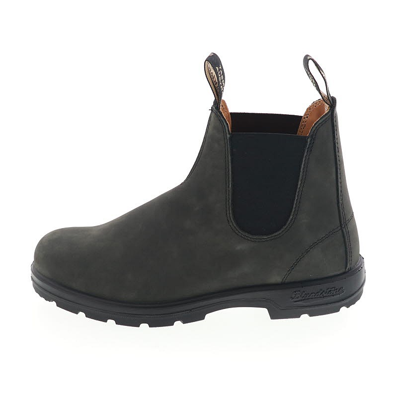 ブランドストーン 587 メンズ サイドゴア ブーツ ハイカット カジュアル レザーシューズ BLUNDSTONE ELASTIC SIDED BOOT LINED BS587056 ラスティックブラック