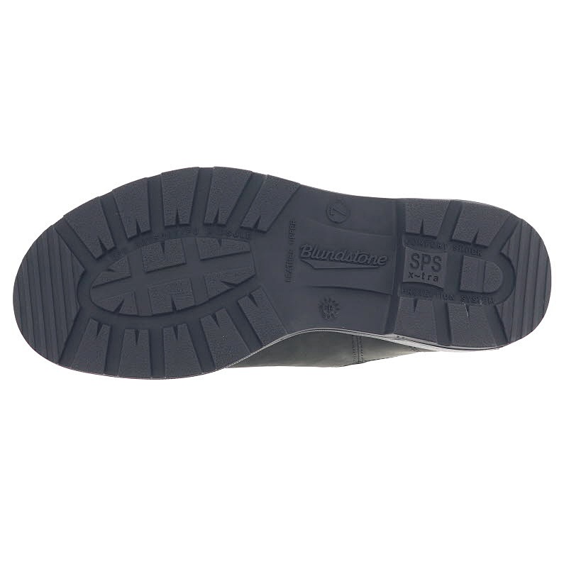 ブランドストーン 587 メンズ サイドゴア ブーツ ハイカット カジュアル レザーシューズ BLUNDSTONE ELASTIC SIDED BOOT LINED BS587056 ラスティックブラック