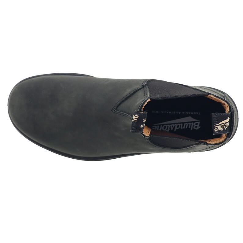 ブランドストーン 587 メンズ サイドゴア ブーツ ハイカット カジュアル レザーシューズ BLUNDSTONE ELASTIC SIDED BOOT LINED BS587056 ラスティックブラック
