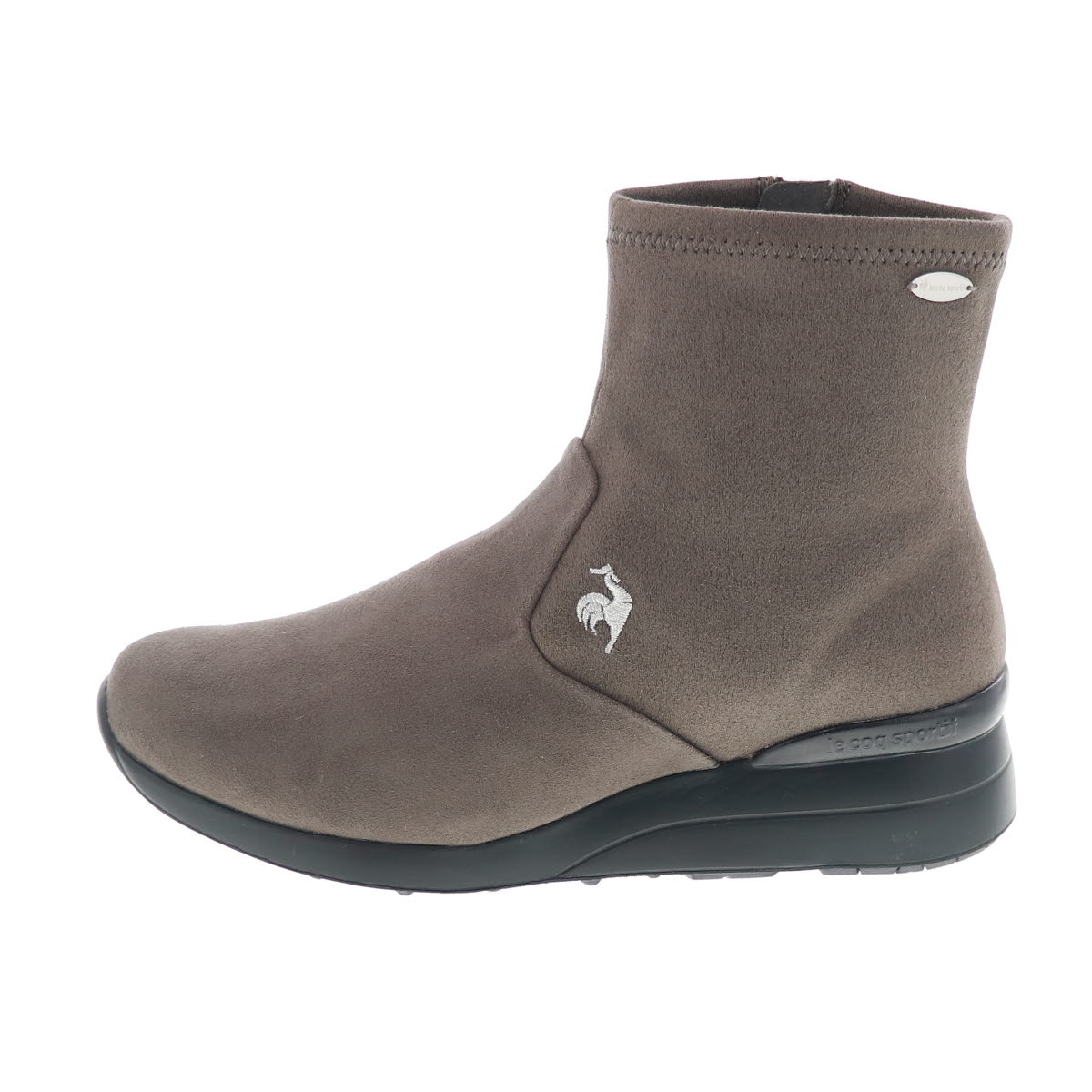 ルコック スポルティフ レディースブーツ LCS アンジェ II LU5FBT85LZ グレー/シルバー GYSL ジップ付き 防水ブーツ 軽量 防滑 蓄熱 消臭